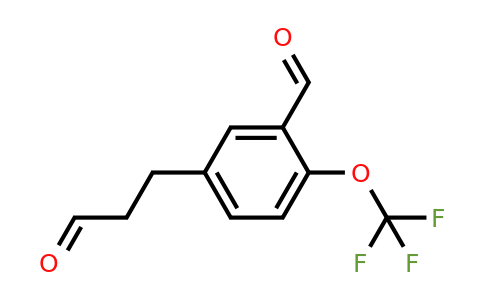 1806487-46-6 | 5-(3-Oxopropyl)-2-(trifluoromethoxy)benzaldehyde