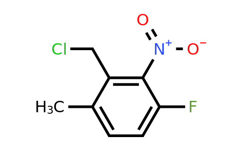 1806487-53-5 | 3-Fluoro-6-methyl-2-nitrobenzyl chloride