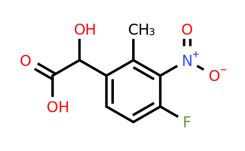 1806487-56-8 | 4-Fluoro-2-methyl-3-nitromandelic acid