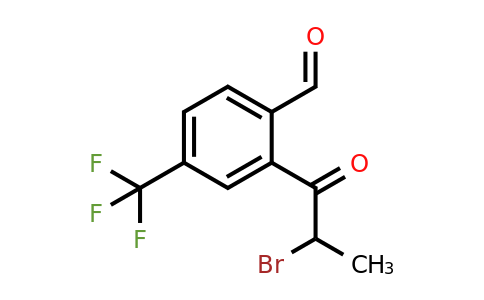 1806487-59-1 | 2-(2-Bromopropanoyl)-4-(trifluoromethyl)benzaldehyde