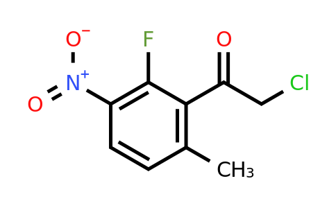 1806487-64-8 | 2'-Fluoro-6'-methyl-3'-nitrophenacyl chloride