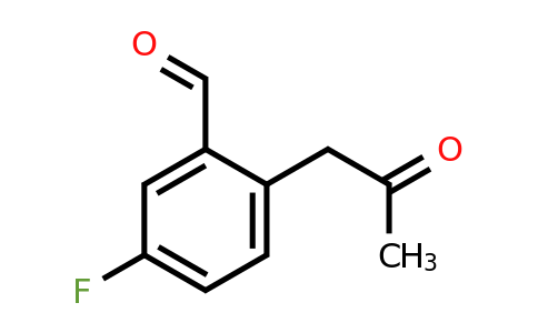 1806487-84-2 | 5-Fluoro-2-(2-oxopropyl)benzaldehyde