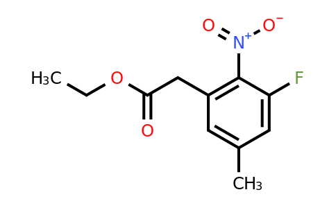 1806488-11-8 | Ethyl 3-fluoro-5-methyl-2-nitrophenylacetate
