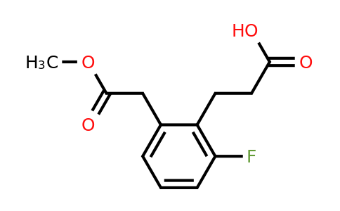 1806488-20-9 | Methyl 2-(2-carboxyethyl)-3-fluorophenylacetate