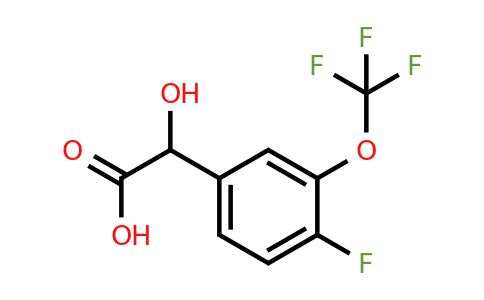 1806490-17-4 | 4-Fluoro-3-(trifluoromethoxy)mandelic acid