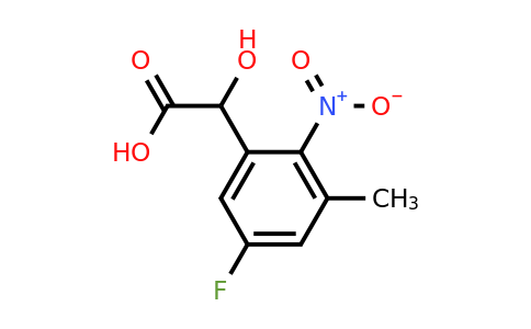 1806490-24-3 | 5-Fluoro-3-methyl-2-nitromandelic acid