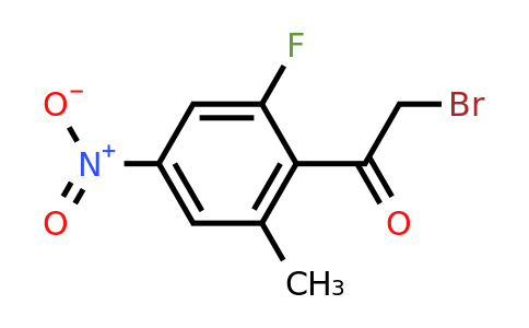 1806490-31-2 | 2'-Fluoro-6'-methyl-4'-nitrophenacyl bromide