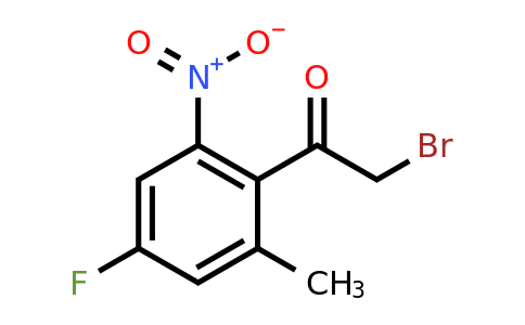 1806490-34-5 | 4'-Fluoro-2'-methyl-6'-nitrophenacyl bromide