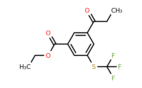 1806490-45-8 | Ethyl 3-propionyl-5-(trifluoromethylthio)benzoate