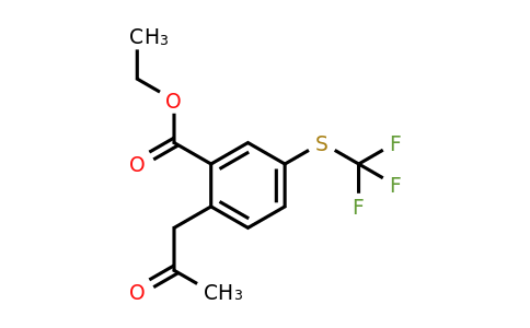 1806490-73-2 | Ethyl 2-(2-oxopropyl)-5-(trifluoromethylthio)benzoate