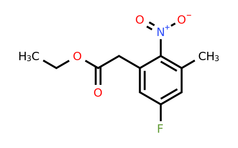 1806490-78-7 | Ethyl 5-fluoro-3-methyl-2-nitrophenylacetate
