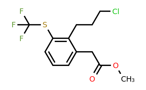 1806491-31-5 | Methyl 2-(3-chloropropyl)-3-(trifluoromethylthio)phenylacetate