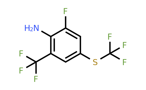 1806492-22-7 | 2-Fluoro-6-trifluoromethyl-4-(trifluoromethylthio)aniline