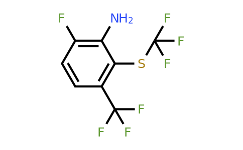 1806492-36-3 | 6-Fluoro-3-trifluoromethyl-2-(trifluoromethylthio)aniline