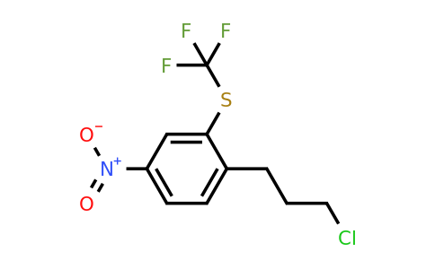 1806493-13-9 | 1-(3-Chloropropyl)-4-nitro-2-(trifluoromethylthio)benzene