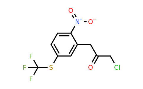 1806493-94-6 | 1-Chloro-3-(2-nitro-5-(trifluoromethylthio)phenyl)propan-2-one