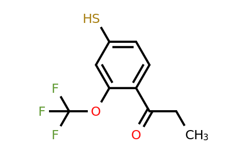 4-Propionyl-3-(trifluoromethoxy)thiophenol
