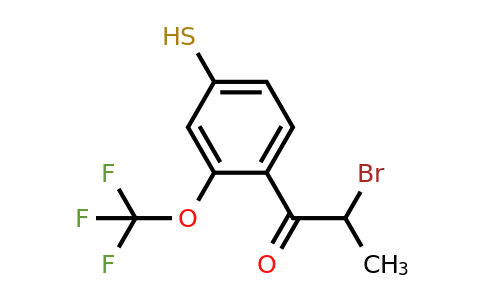 1806494-35-8 | 4-(2-Bromopropanoyl)-3-(trifluoromethoxy)thiophenol