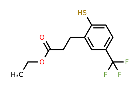 1806495-02-2 | Ethyl 3-(2-mercapto-5-(trifluoromethyl)phenyl)propanoate