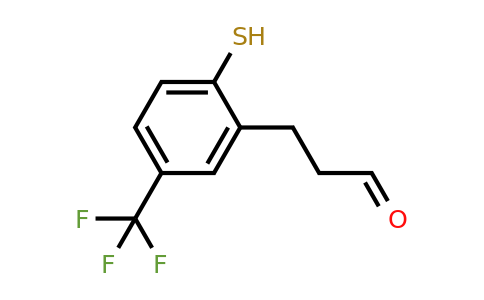 1806495-40-8 | 2-(3-Oxopropyl)-4-(trifluoromethyl)thiophenol