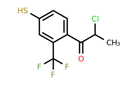 1806495-70-4 | 4-(2-Chloropropanoyl)-3-(trifluoromethyl)thiophenol