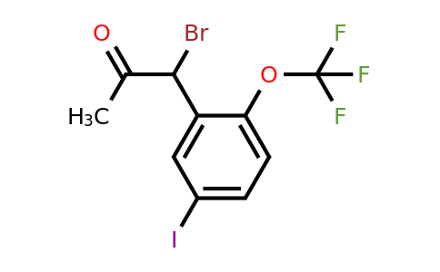 1806495-74-8 | 1-Bromo-1-(5-iodo-2-(trifluoromethoxy)phenyl)propan-2-one