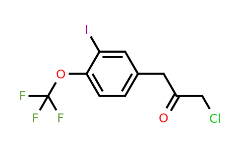 1806495-83-9 | 1-Chloro-3-(3-iodo-4-(trifluoromethoxy)phenyl)propan-2-one