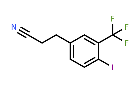 1806496-06-9 | 3-(4-Iodo-3-(trifluoromethyl)phenyl)propanenitrile