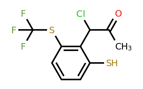 1806496-40-1 | 2-(1-Chloro-2-oxopropyl)-3-(trifluoromethylthio)thiophenol