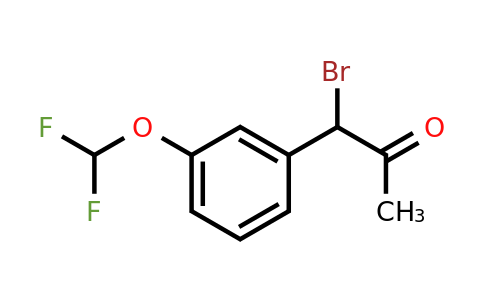 1806496-44-5 | 1-Bromo-1-(3-(difluoromethoxy)phenyl)propan-2-one