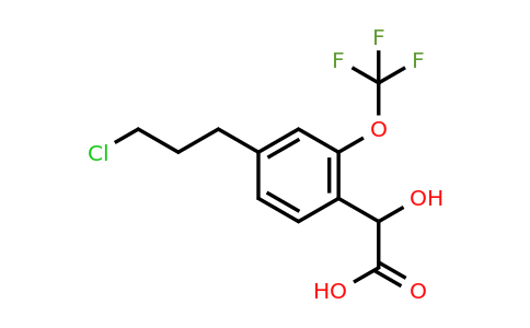 1806496-90-1 | 4-(3-Chloropropyl)-2-(trifluoromethoxy)mandelic acid