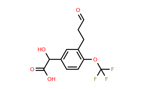 1806496-99-0 | 3-(3-Oxopropyl)-4-(trifluoromethoxy)mandelic acid