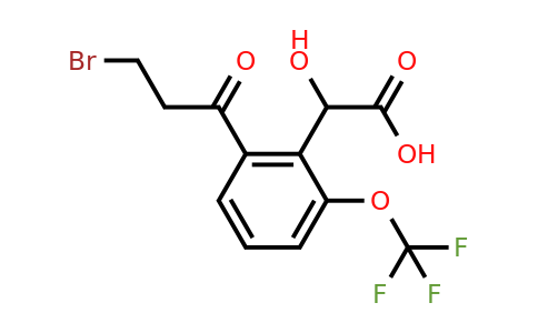 1806497-06-2 | 2-(3-Bromopropanoyl)-6-(trifluoromethoxy)mandelic acid