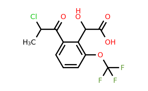 1806497-16-4 | 2-(2-Chloropropanoyl)-6-(trifluoromethoxy)mandelic acid