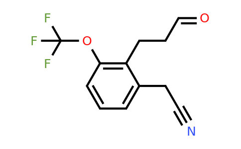 1806497-28-8 | 2-(3-Oxopropyl)-3-(trifluoromethoxy)phenylacetonitrile