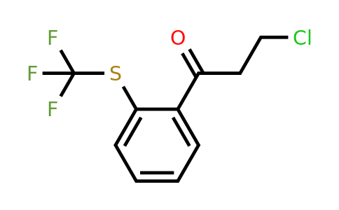 1806497-81-3 | 3-Chloro-1-(2-(trifluoromethylthio)phenyl)propan-1-one