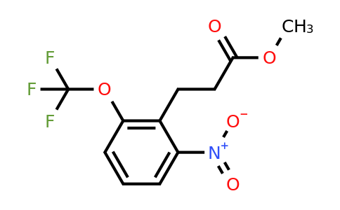 1806497-97-1 | Methyl 3-(2-nitro-6-(trifluoromethoxy)phenyl)propanoate