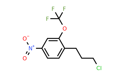 1806498-26-9 | 1-(3-Chloropropyl)-4-nitro-2-(trifluoromethoxy)benzene