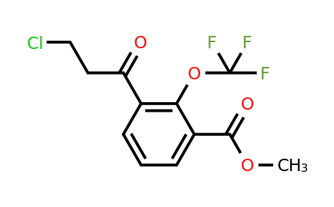 1806498-36-1 | Methyl 3-(3-chloropropanoyl)-2-(trifluoromethoxy)benzoate