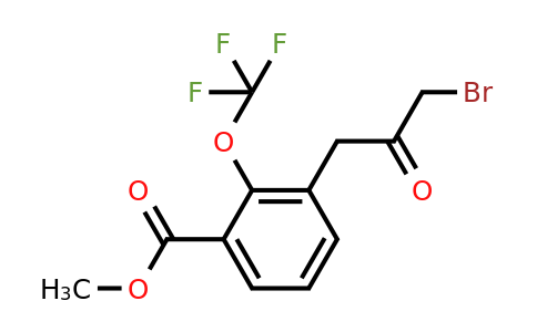 1806498-50-9 | Methyl 3-(3-bromo-2-oxopropyl)-2-(trifluoromethoxy)benzoate