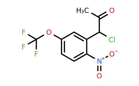 1806498-58-7 | 1-Chloro-1-(2-nitro-5-(trifluoromethoxy)phenyl)propan-2-one