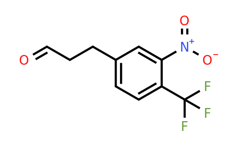 1806498-95-2 | 3-(3-Nitro-4-(trifluoromethyl)phenyl)propanal