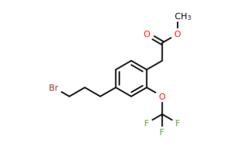 1806499-60-4 | Methyl 4-(3-bromopropyl)-2-(trifluoromethoxy)phenylacetate
