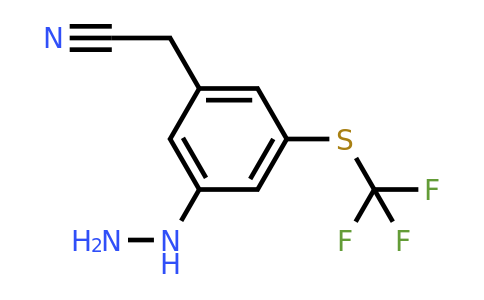 1806499-64-8 | 3-Hydrazinyl-5-(trifluoromethylthio)phenylacetonitrile