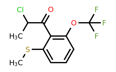 1806499-83-1 | 2-Chloro-1-(2-(methylthio)-6-(trifluoromethoxy)phenyl)propan-1-one
