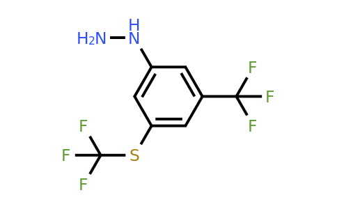 1806499-87-5 | 1-(3-(Trifluoromethyl)-5-(trifluoromethylthio)phenyl)hydrazine