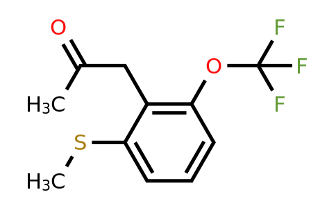 1806499-96-6 | 1-(2-(Methylthio)-6-(trifluoromethoxy)phenyl)propan-2-one