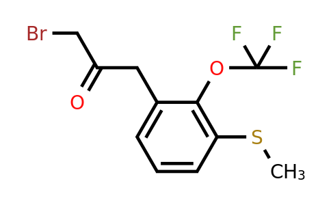 1806500-20-8 | 1-Bromo-3-(3-(methylthio)-2-(trifluoromethoxy)phenyl)propan-2-one
