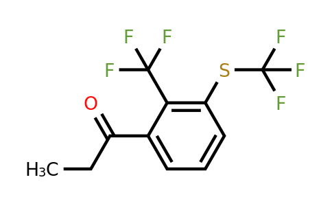 1806500-43-5 | 1-(2-(Trifluoromethyl)-3-(trifluoromethylthio)phenyl)propan-1-one