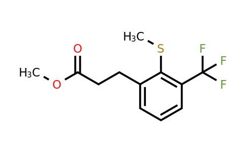 1806500-56-0 | Methyl 3-(2-(methylthio)-3-(trifluoromethyl)phenyl)propanoate